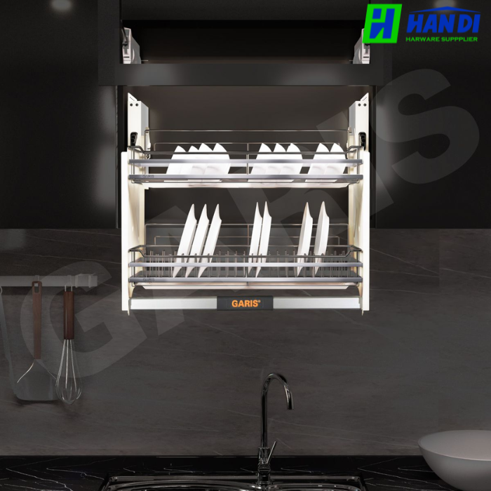 Giá bát đĩa nâng hạ cơ, nan dẹt GARIS GL06.60E, GL06.70E, GL06.80E, GL06.90E