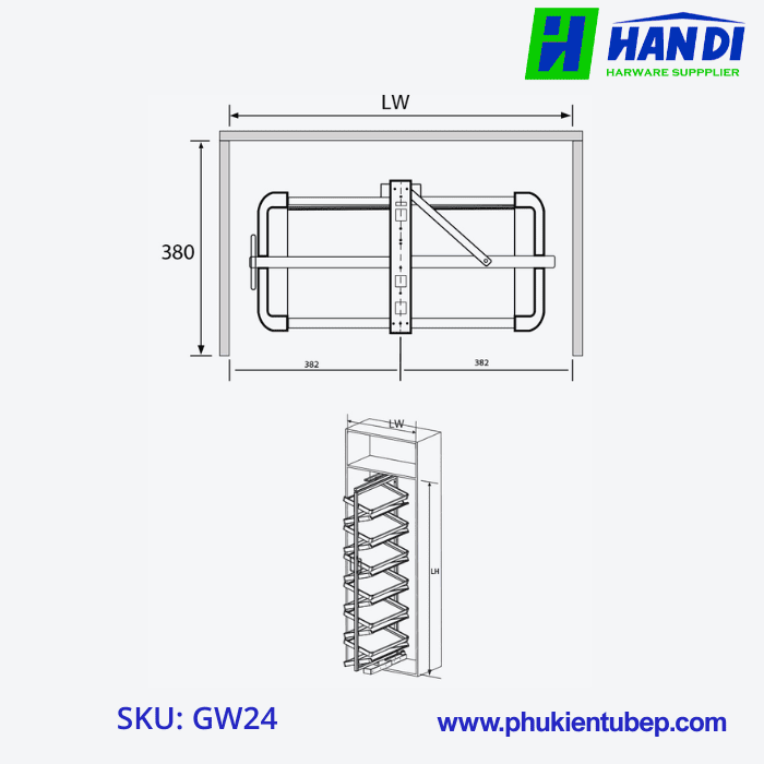 Giá Để Giày 12 Tầng GARIS GW24