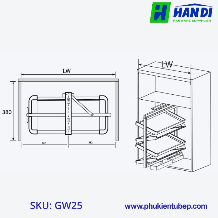 Giá Để Giày 4 Tầng GARIS GW25