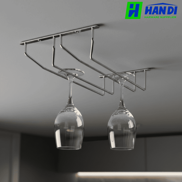 Giá treo ly đôi Inox 304 GARIS GI04.6