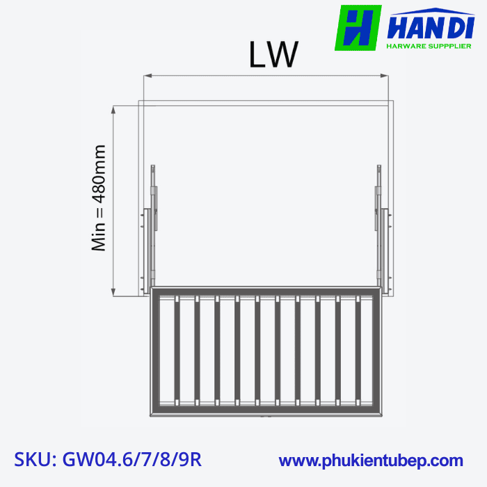 Giá treo quần âu GARIS GW04.6R/ 7R/ 8R/ 9R