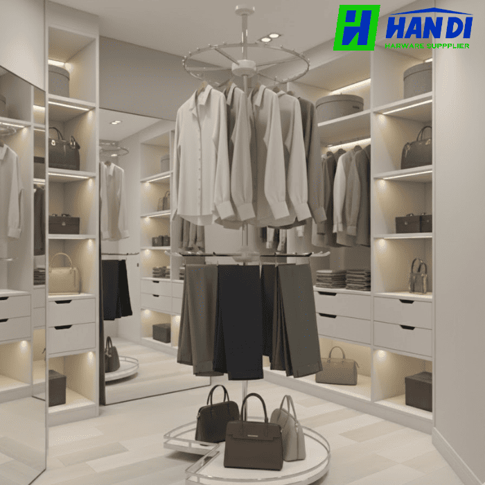 Giá xoay, treo góc tủ quần áo GARIS GW23