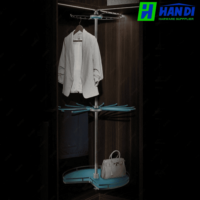 Giá xoay, treo góc tủ quần áo GARIS GW33E