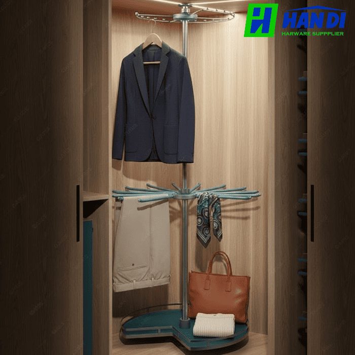 Giá xoay, treo góc tủ quần áo GARIS GW33E