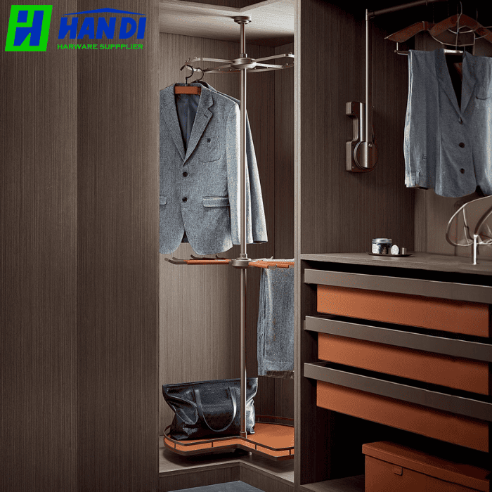 Giá xoay, treo góc tủ quần áo GARIS GW33R