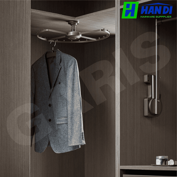 Giá xoay, treo trần góc tủ quần áo GARIS GW32R