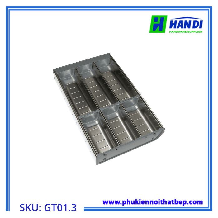 Hệ chia ngăn kéo Inox GARIS GT01.2, GT01.3, GT01.4