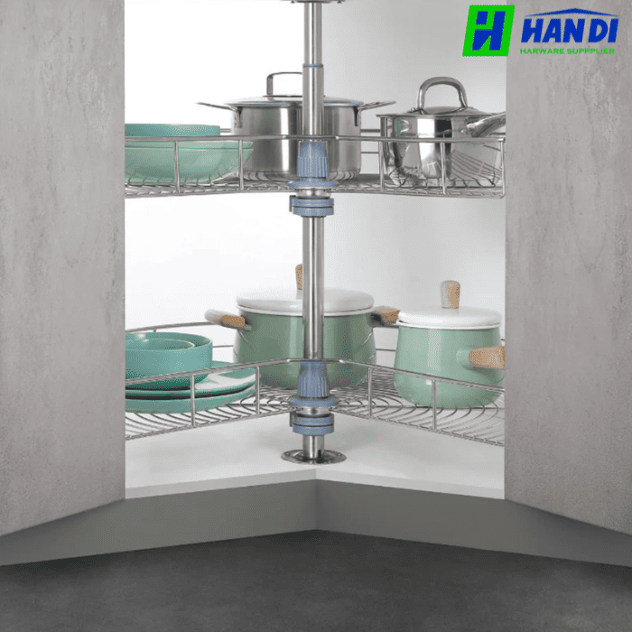 hệ mâm xoay góc tủ bếp GARIS GS05.80C