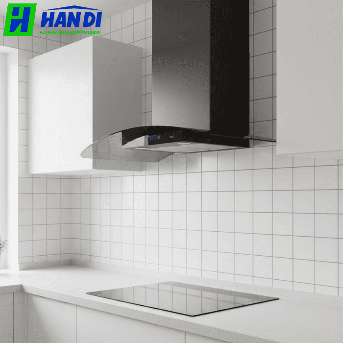 Hút mùi kính cong, điều khiển cảm ứng GARIS G3127