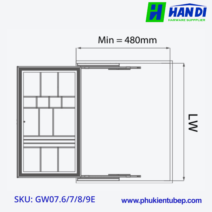Ngăn kéo đựng đồ trang sức GARIS GW07.6E/ 7E/ 8E/ 9E