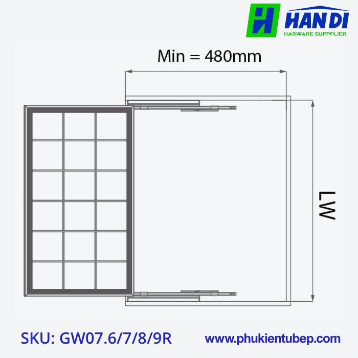 Ngăn kéo đựng đồ trang sức GARIS GW07.6R/ 7R/ 8R/ 9R