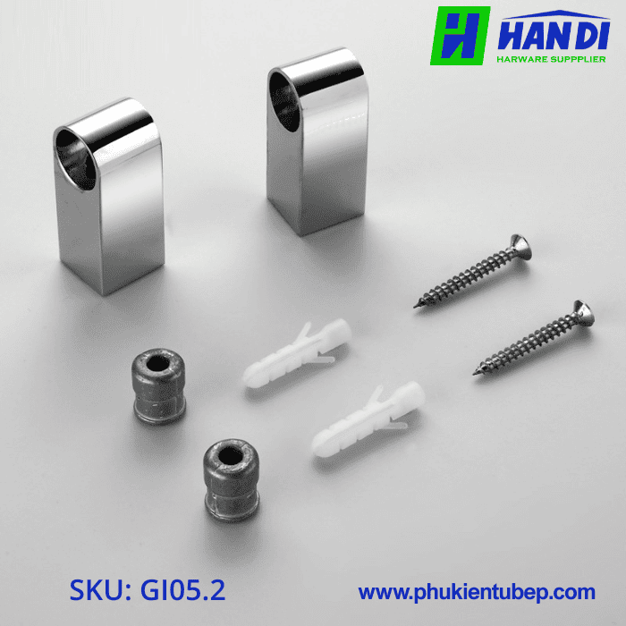 Thanh treo và bas inox GARIS GI05.1, GI05.2, GI05.3