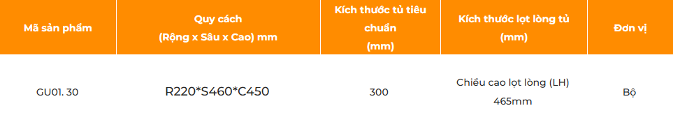 Giá để chai lọ, chất tẩy rửa GARIS GU01.30