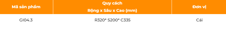 Giá để gia vị 2 tầng GARIS GI04.3