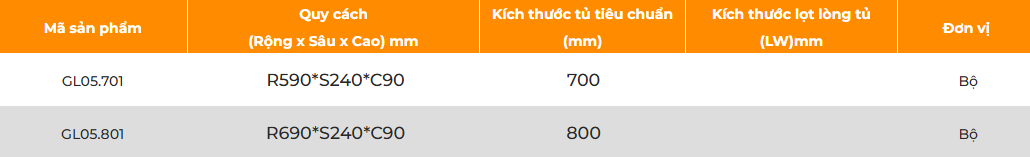 Giá gia vị nâng hạ cơ GARIS GL05.701, GL05.801