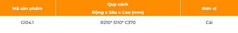 Giá treo vung Inox 304 GARIS GI04.1