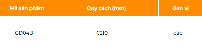 Phụ kiện bắt mặt GARIS GD04B