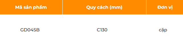 Phụ kiện bắt mặt GARIS GD04SB 