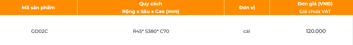 Phụ kiện nhựa để cốc GARIS GD02C