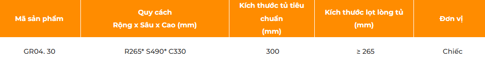 Thùng gạo 10kg cánh kéo GARIS GR04.30