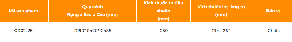 Thùng gạo 15kg cánh mở GARIS GR02.25