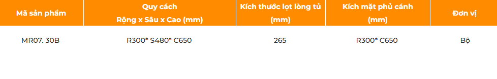 Thùng gạo mặt kính đen, 2 khoang GARIS MR07.30B