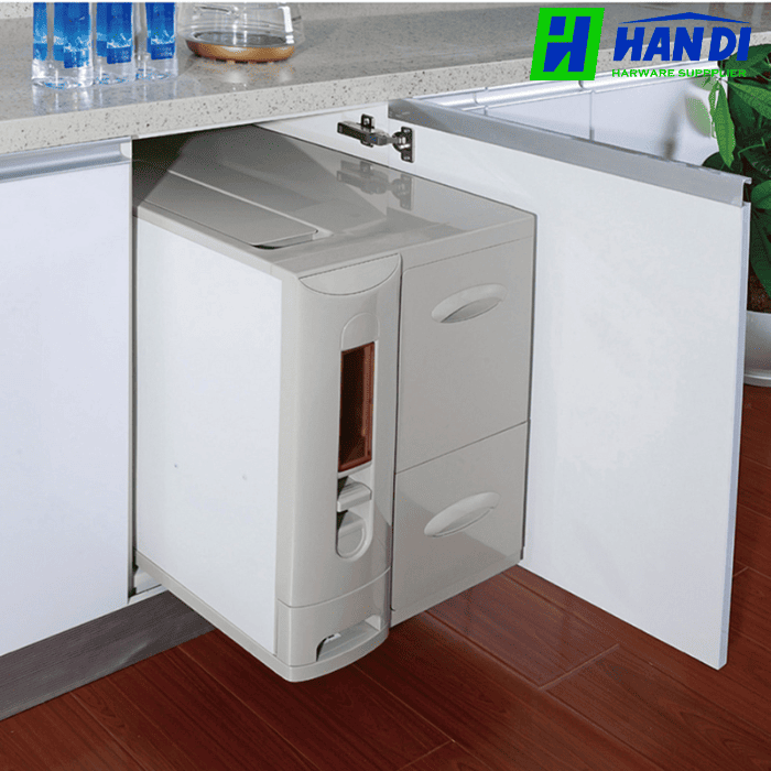 Thùng gạo 30kg cánh mở, 3 khoang GARIS GR09.45