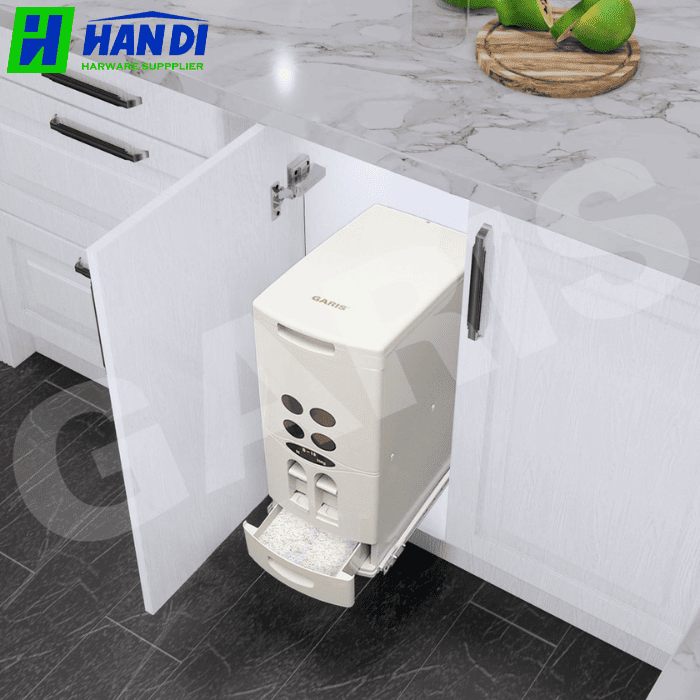 Thùng gạo 18kg cánh mở GARIS GR13.30