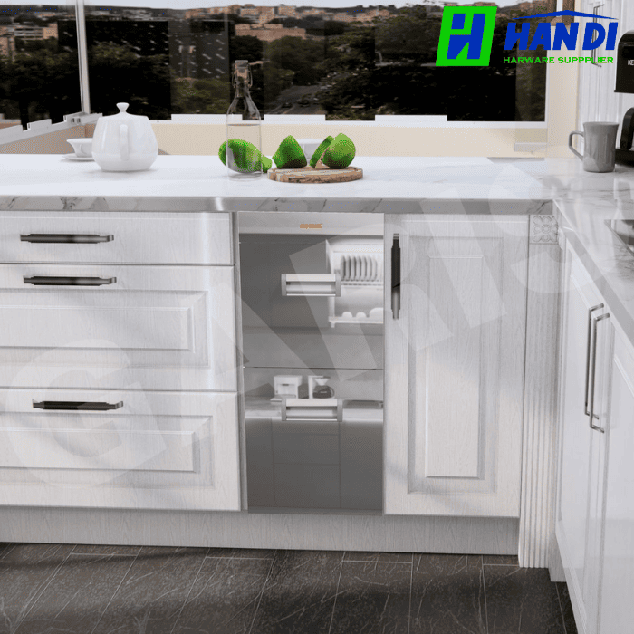 Thùng gạo mặt gương, 2 khoang GARIS MR07.30M