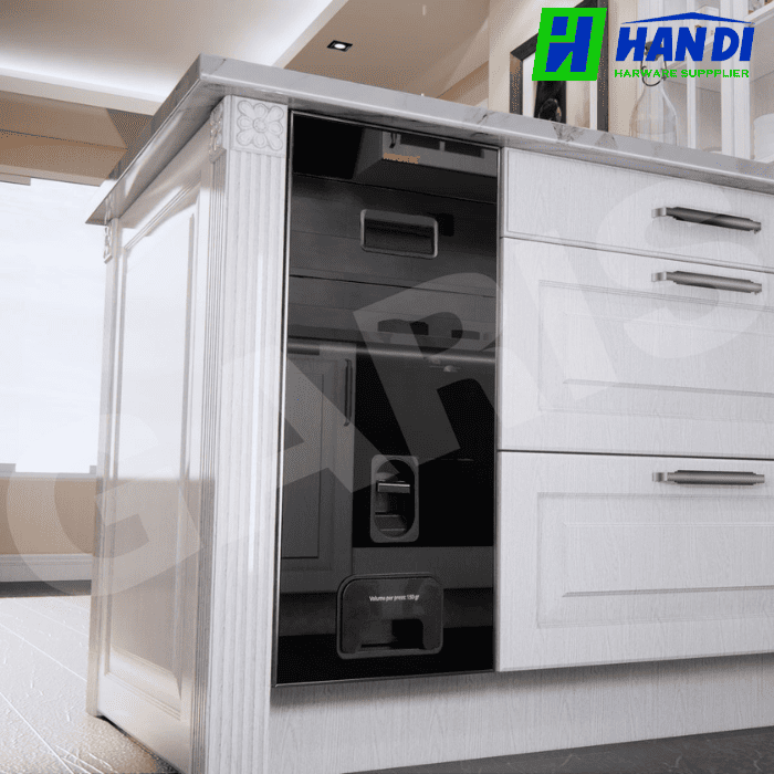 Thùng gạo mặt kính đen, 1 khoang GARIS MR06.30B