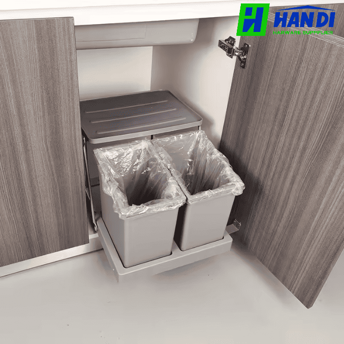 Thùng rác đôi cánh mở GARIS GW03.14