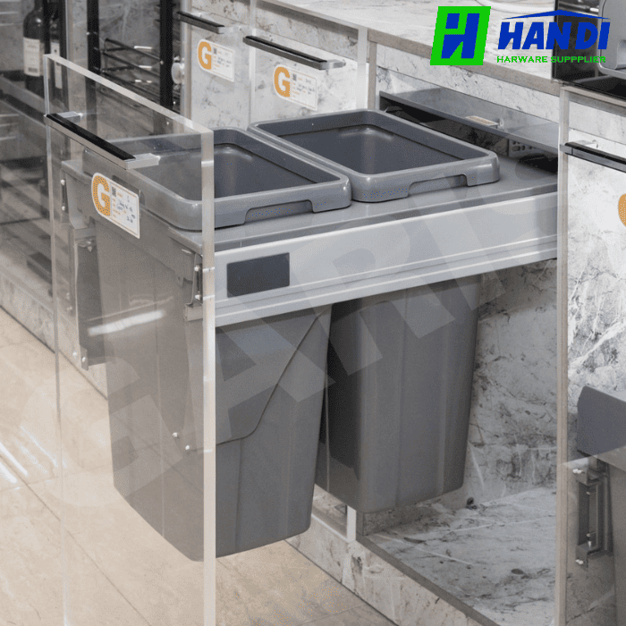 Thùng rác đôi cánh kéo GARIS GW07.40
