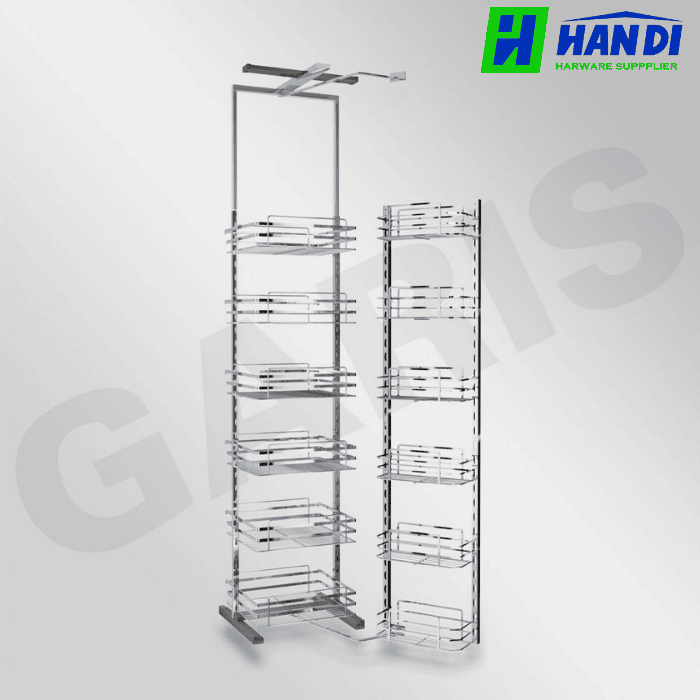 Tủ đồ khô 6 tầng, rổ nan dẹt GARIS GS06.45C