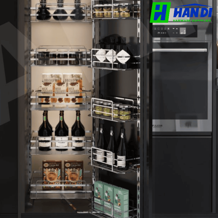 Tủ đồ khô 6 tầng, rổ nan dẹt GARIS GS6.45E, GS6.60E