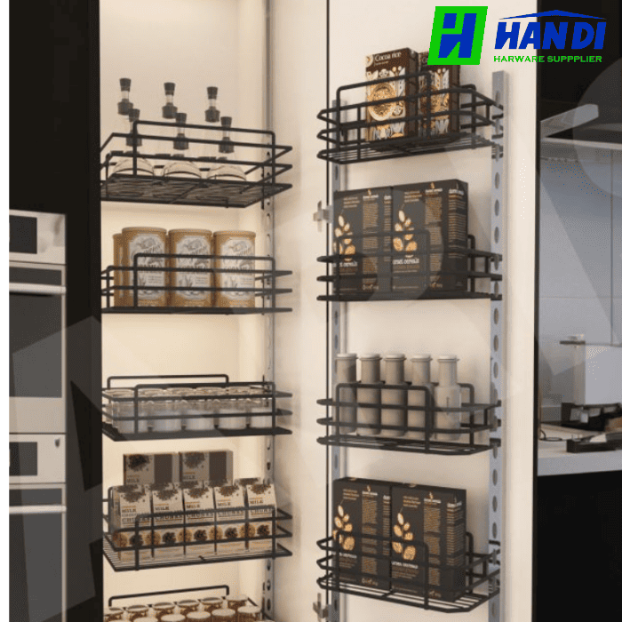 Tủ đồ khô 6 tầng, rổ nan oval GARIS MS6.45N, MS6.60N