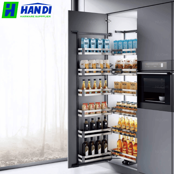 Tủ đồ khô 6 tầng, rổ inox hộp GARIS GS06.60