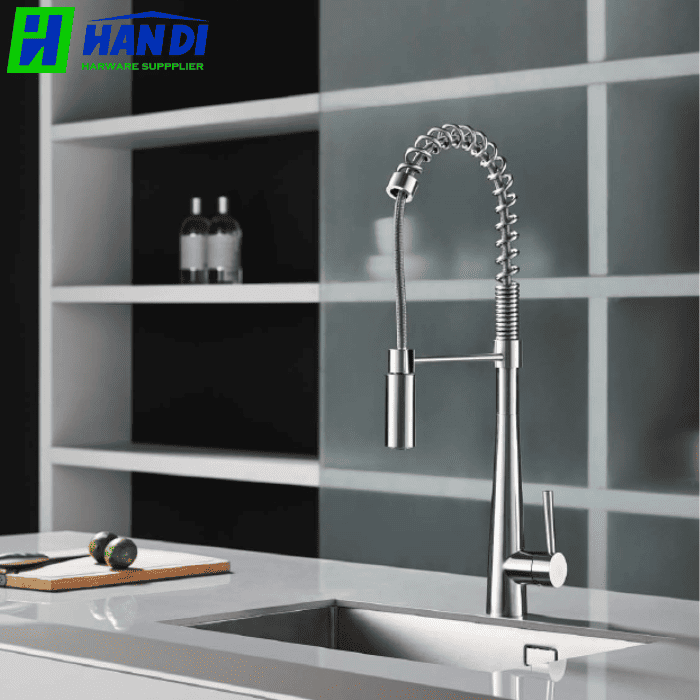 Vòi Rửa Cao Cấp Xước Mờ GARIS MF04E