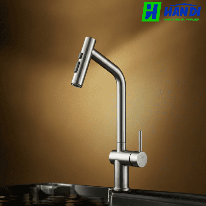 Vòi rửa cao cấp xước mờ GARIS MF16E