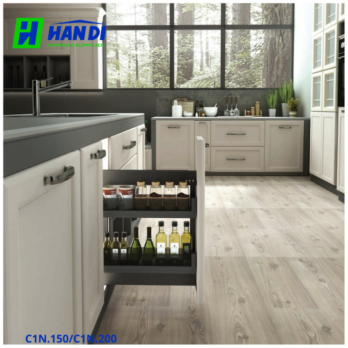Kệ đựng gia vị hợp kim nhôm phủ nano treo hông C1N