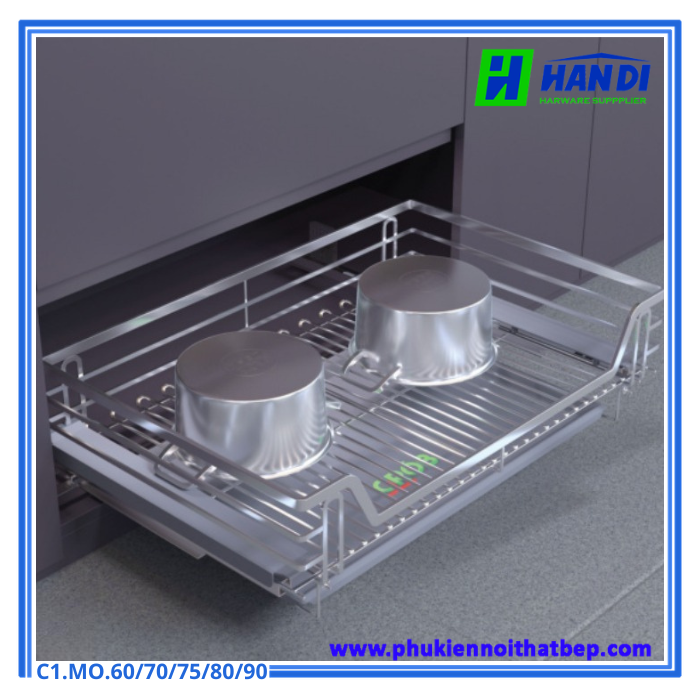 Kệ đựng xoong nồi Mix Oval Inox SUS304 Grob C1.MO.60, 70, 75, 80, 90