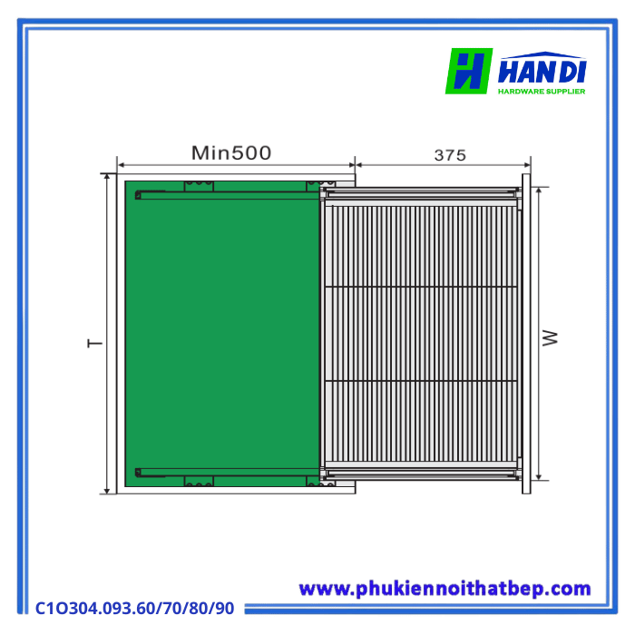 Kệ Đựng Xoong Nồi Grob C1O304.093.60