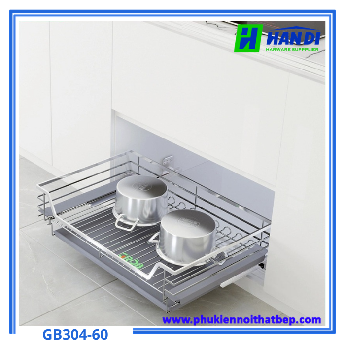Kệ đựng xoong nồi nan dẹt SUS304 Grob GB304-60