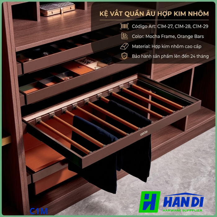 Kệ vắt quần âu Grob C1M.27/C1M.287/C1M.29