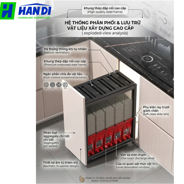 Thùng đựng gạo hợp kim nhôm C1NG- 30