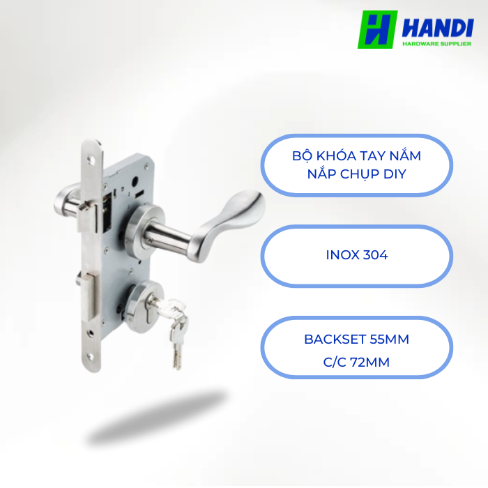 Bộ Khóa Tay Nắm Nắp Chụp DIY HAFELE 499.63.802