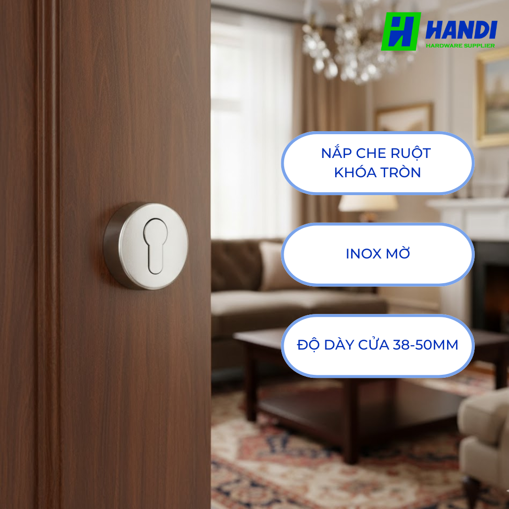 Mô tả phụ kiện nắp che ruột khóa HAFELE 903.52.780 