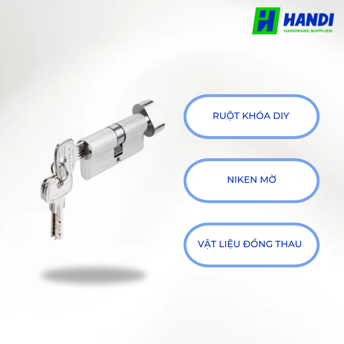 Mô tả ruột khóa diy cho cửa phòng hafele 489.56.250