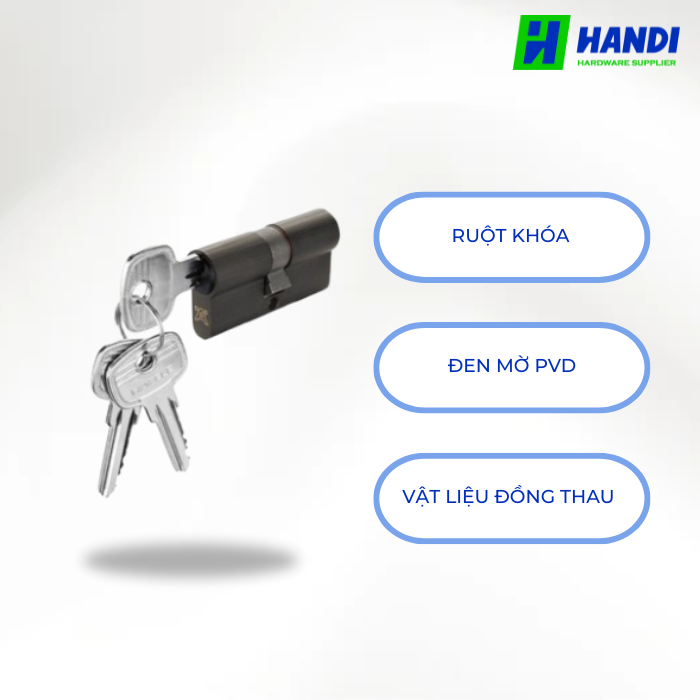 Mô tả ruột khóa hai đầu chìa hafele 916.63.904