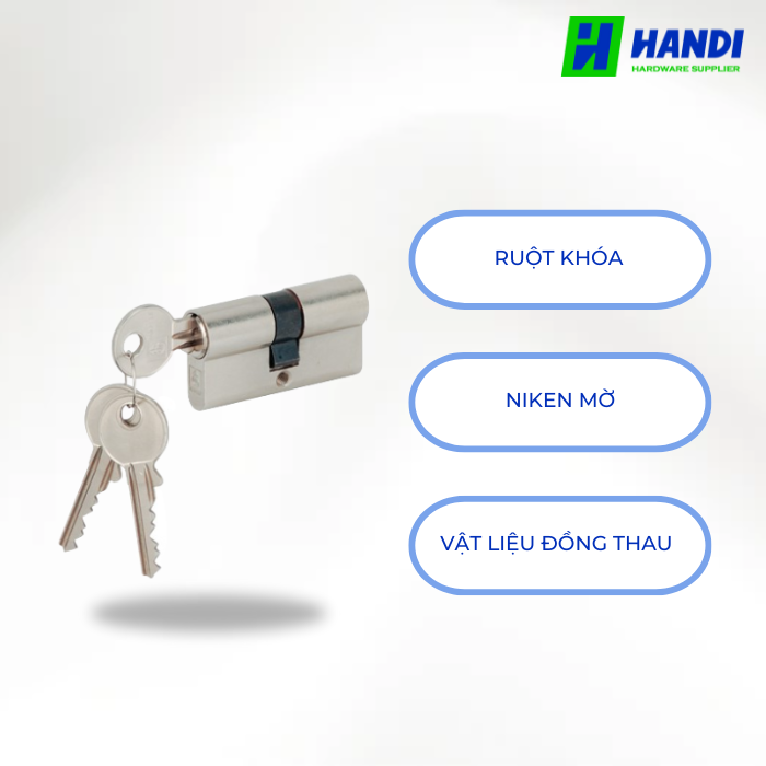 Mô tả ruột khóa hai đầu chìa hafele 916.96.007