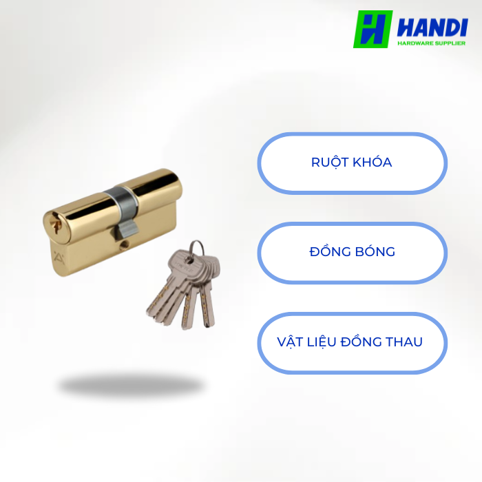 Mô tả ruột khóa hai đầu chìa hafele 916.96.601